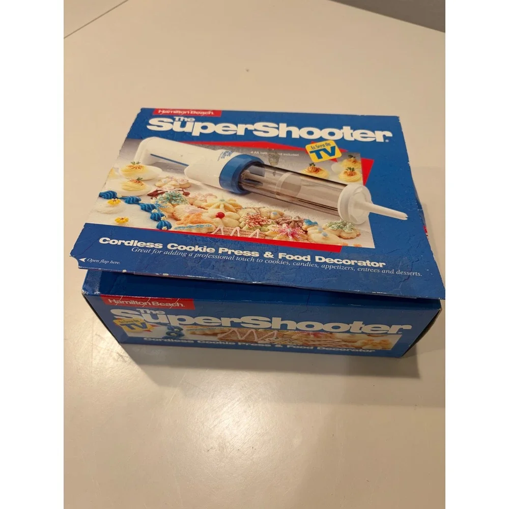 Hamilton Beach SuperShooter Cordless Cookie Press Food Decorator Vintage 80100